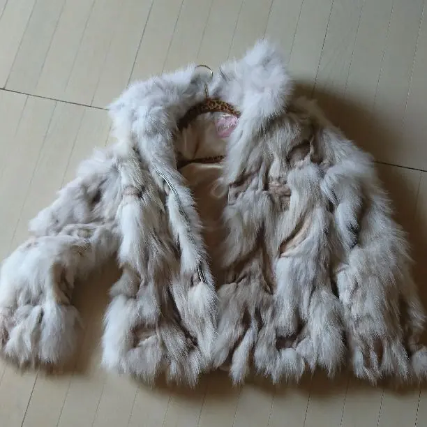 【美品】 PEACH JOHN ピーチジョン ブルーフォックスファー 毛皮コート 美品 Peach John ピーチジョン ブルーフォックス ファーコート 毛皮