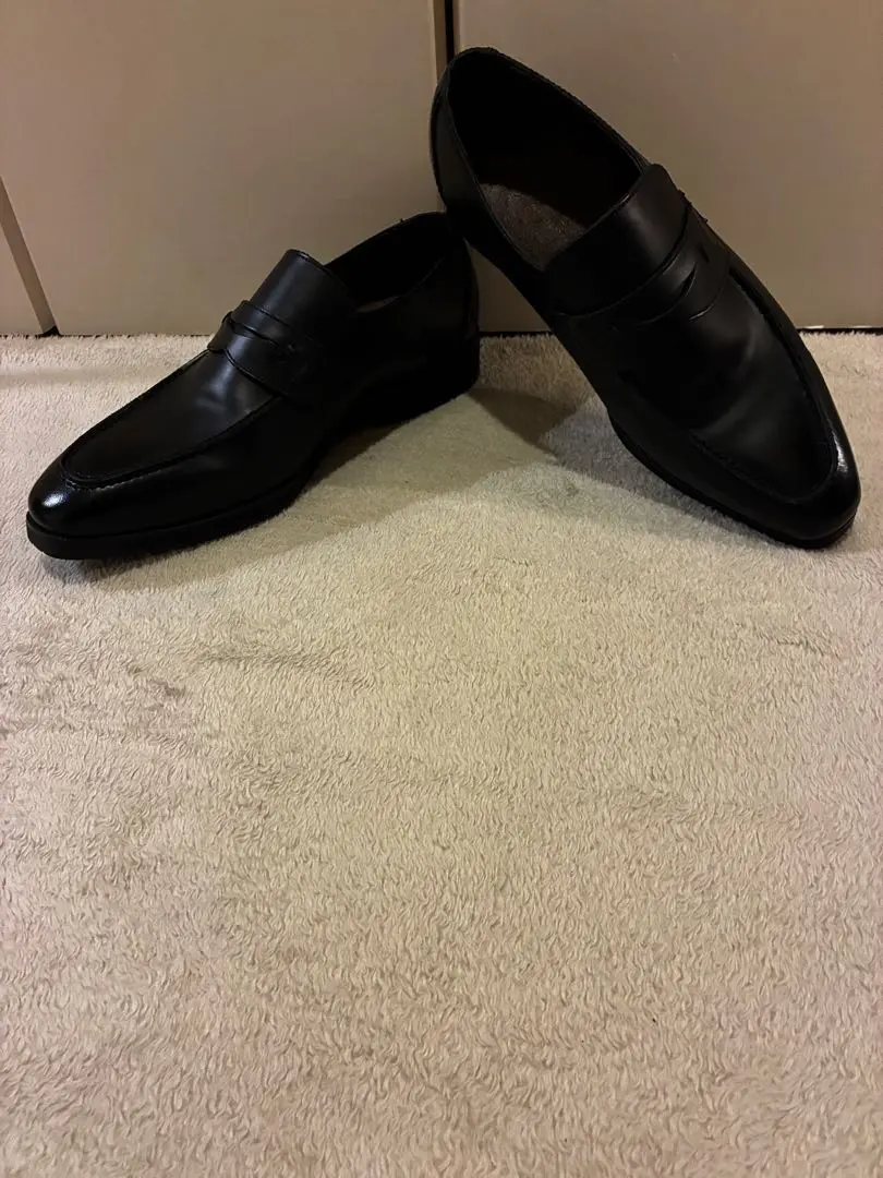 madras walk MIZUNO SELECT 】 革靴（24．5cm）黒 マドラス