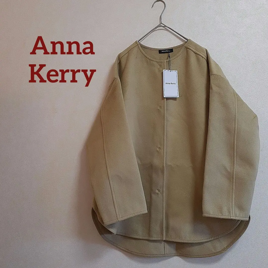 Anna Kellyノーカラー ベージュ ジャケット 2025年最新】Anna Kerry レディース ノーカラージャケットの人気