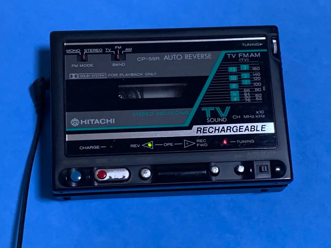 HITACHI CP-55R ポータブルカセットレコーダー プレーヤー HITACHI CP-55R ポータブルカセットレコーダー プレーヤー