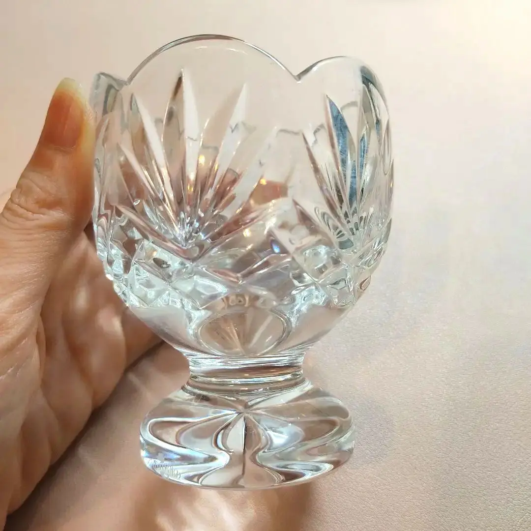 【未使用】ウォーターフォード☆リズモア ダイヤモンド　花瓶 未使用】ウォーターフォード☆リズモア ダイヤモンド 花瓶