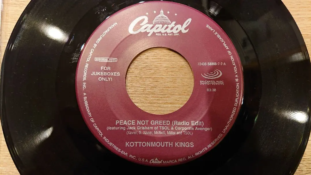 Kotton Mouth Kings/The Lotteryレコードプロモ12\" Kotton Mouth Kings/The Lotteryレコードプロモ12