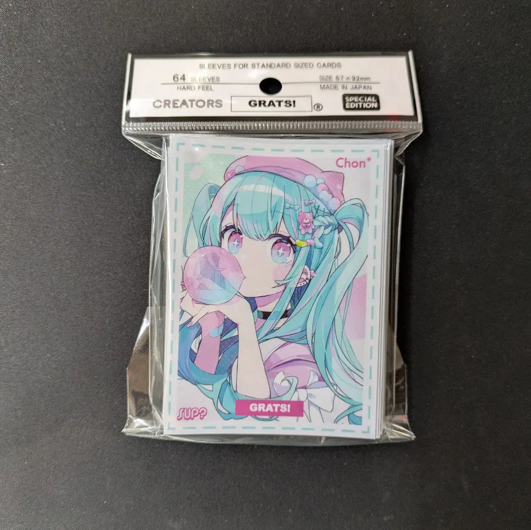 GRATS!スリーブ chon 4種類セット　ちょん GRATS！グラッツ スリーブ ちょん 4種類セット - メルカリ