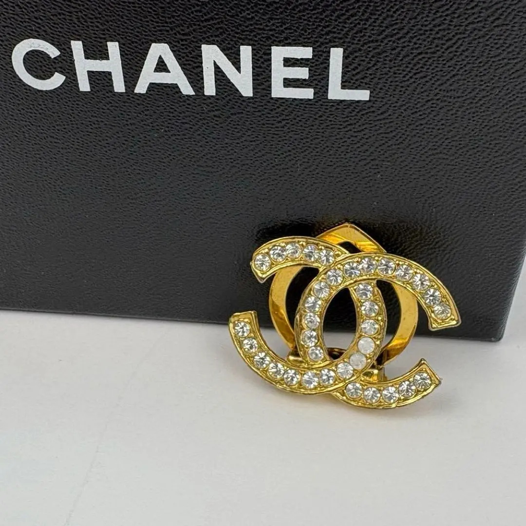 CHANELシャネル　スカーフリング　留め ゴールド金具チェーンヴィンテージ CHANELシャネル スカーフリング 留め ゴールド金具チェーン