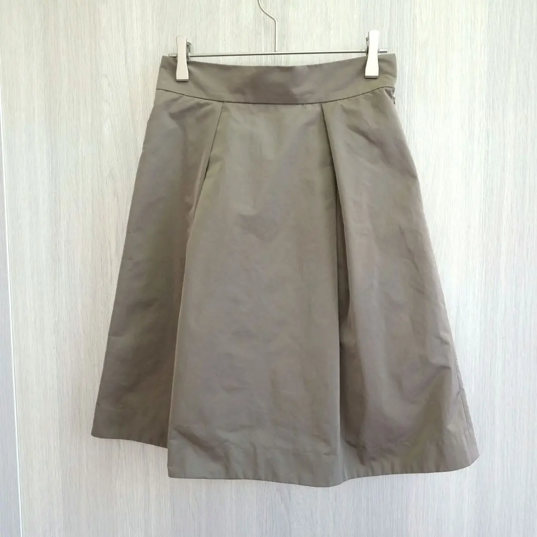 Thumbnail of Barneys New York Knee-length Skirt Flare Skirt Khaki M size