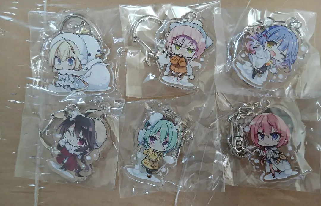 天使☆騒々RE-BOOT! 壓克力鑰匙圈 冬季Ver.全種類套組 的縮圖