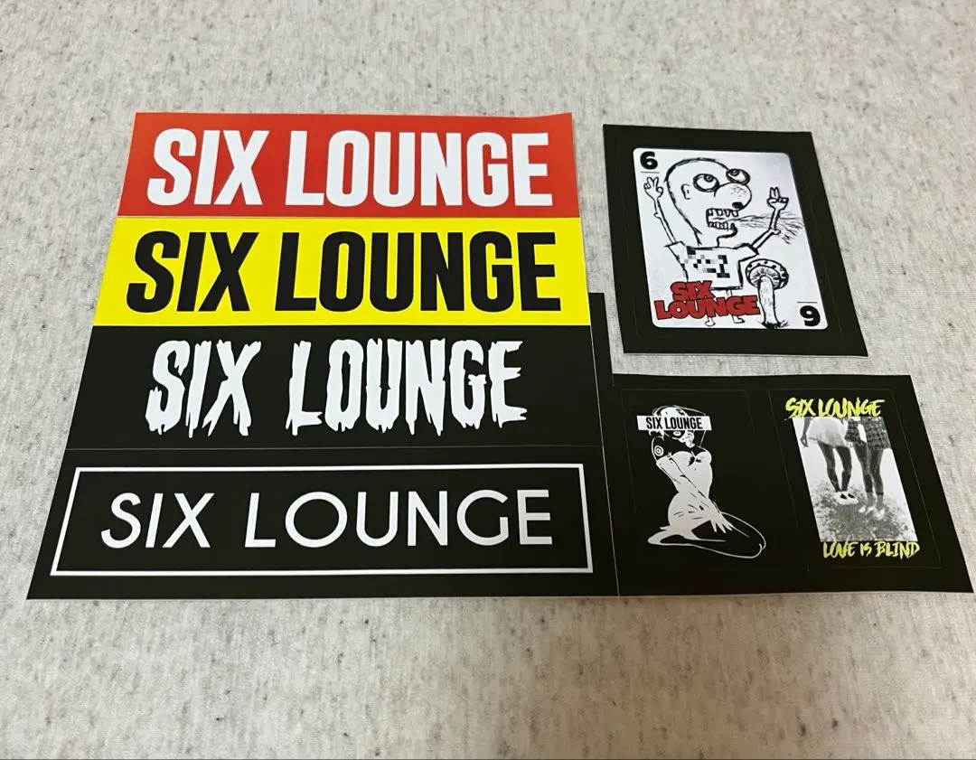 SIX LOUNGE「3」新品未使用 ステッカー付き