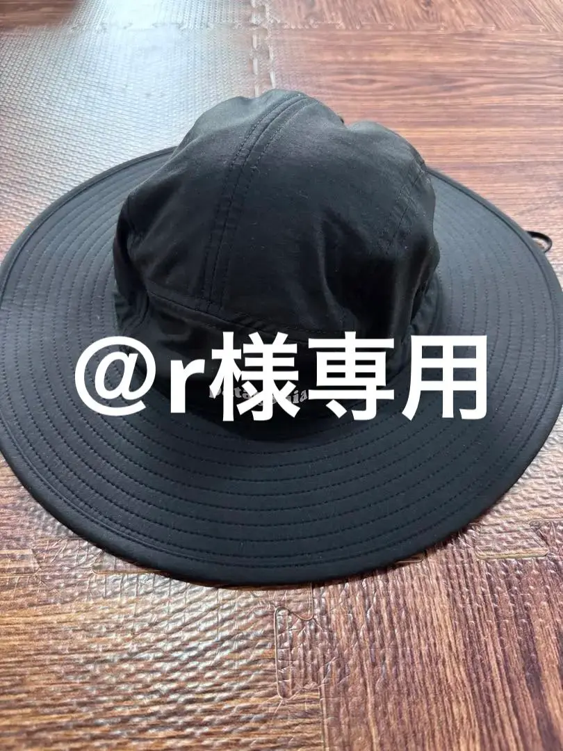 お値下げ中】Patagonia ブラッククアンダリーブリマーハット L