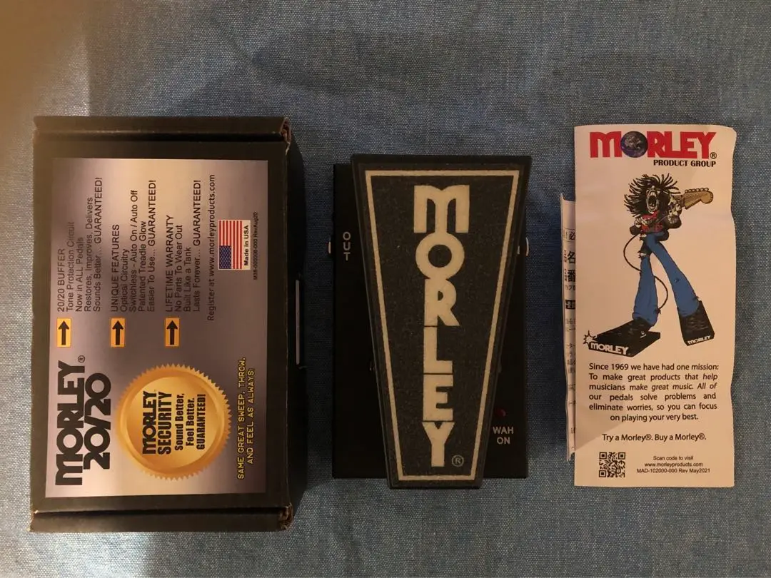 【ryu-555】MORLEY MAVERICK スイッチレス・ワウペダル MORLEY Maverick【Supernice!エフェクター】