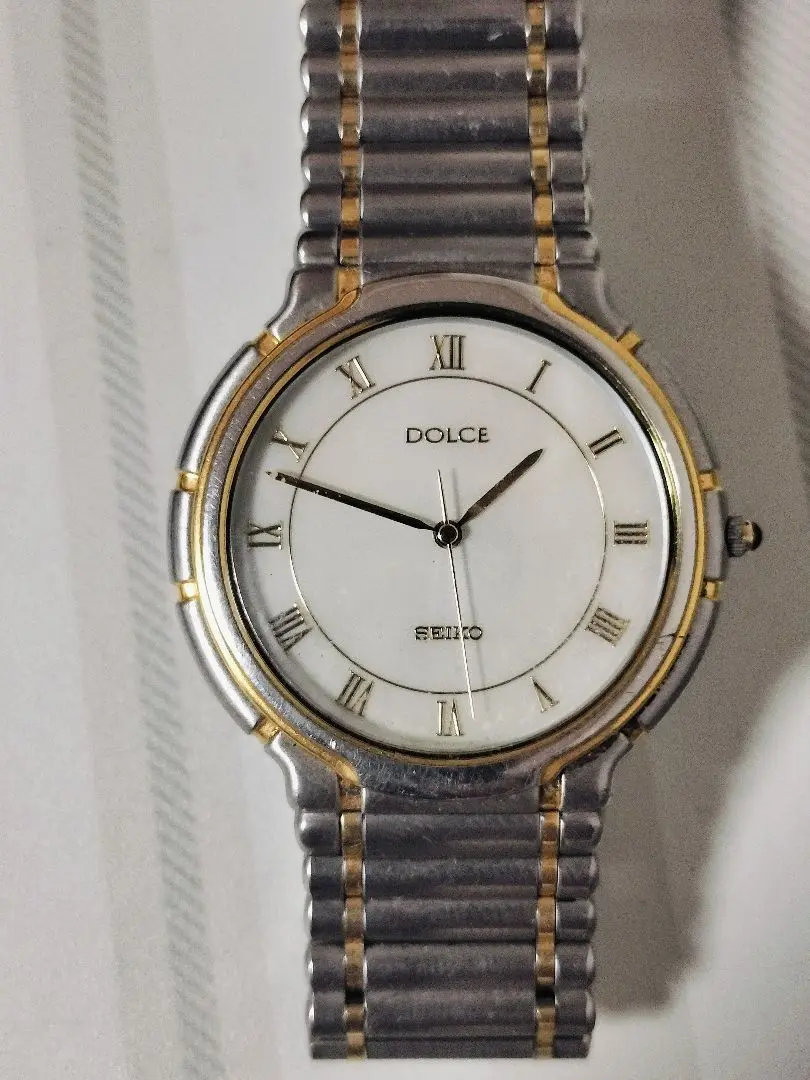比較的美品！SEIKO DOLCE 5E31-6C10 電池交換済・ベルト新品！ 比較的美品！SEIKO DOLCE 5E31-6C10 電池交換済・ベルト新品