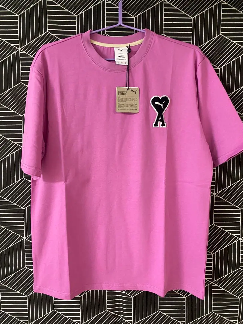 明日13時までの限定価格【正規品】AMI PARIS Tシャツ ピンク AMI Paris Ami De Coeur Tシャツ | ピンク | FARFETCH JP