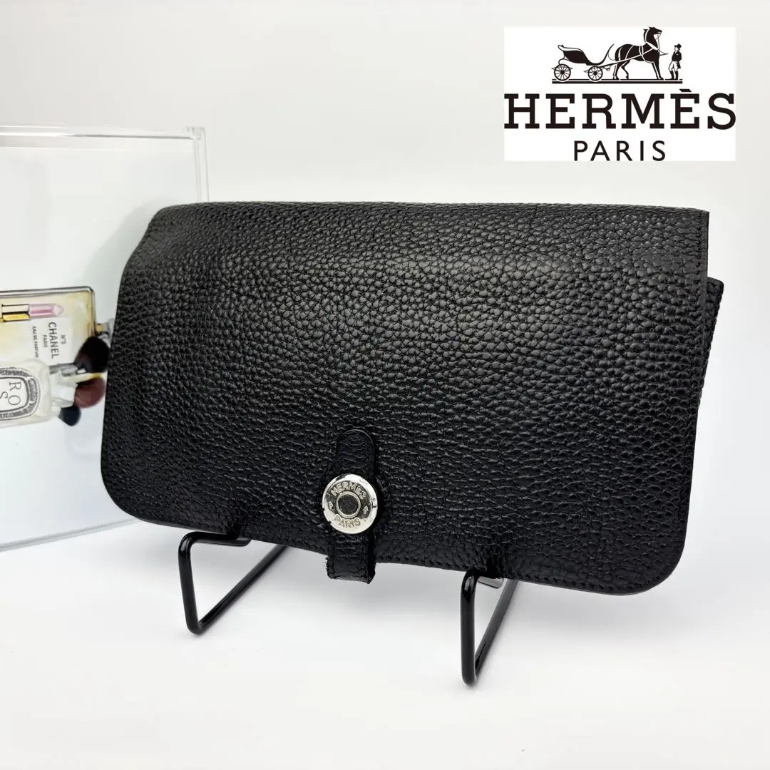 HERMES 愛馬仕 多功能錢包 GM Duo □H刻印 零錢包 的縮圖