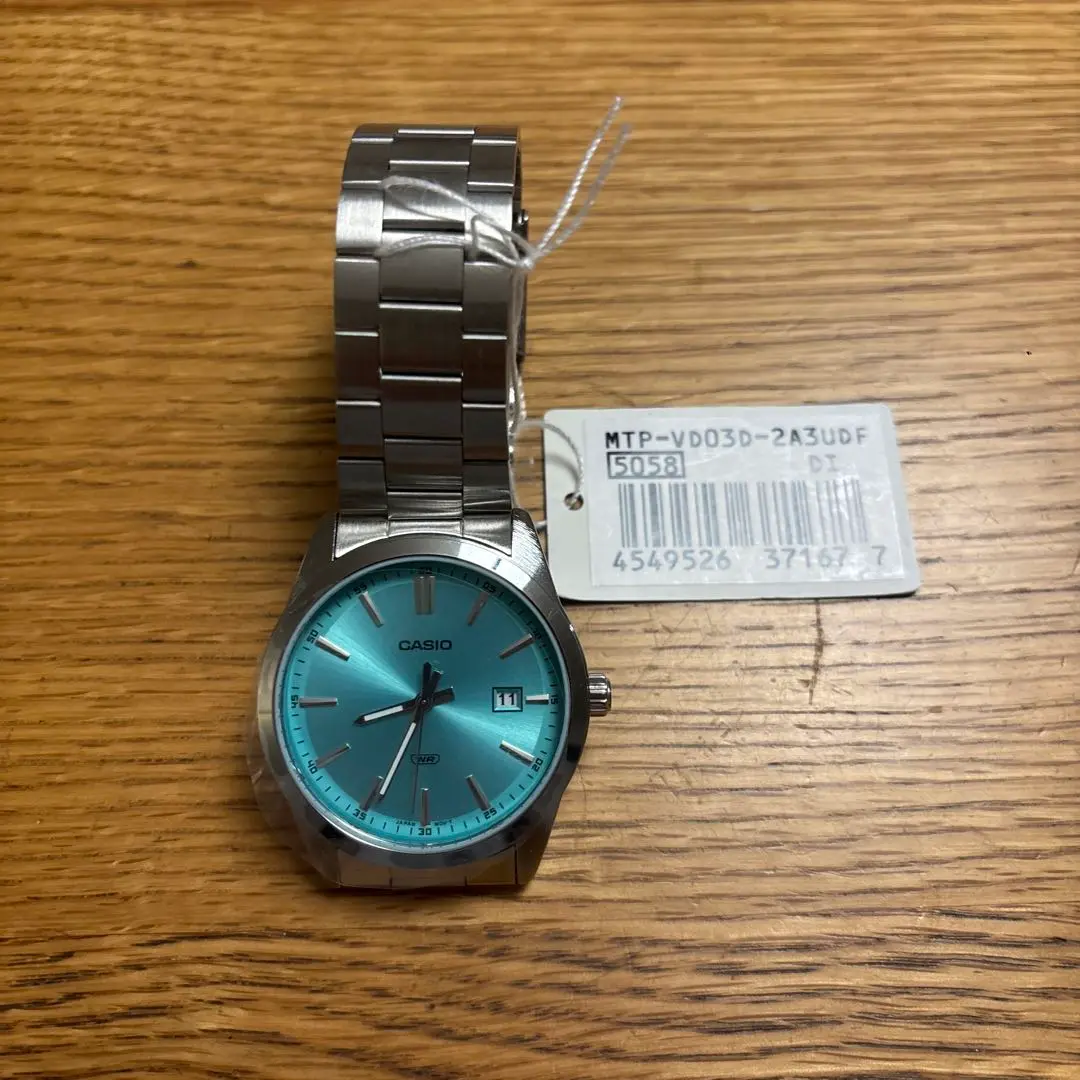 Casioターコイズブルー ミントグリーンMTP-VD03D-2A3 s-l400.jpg