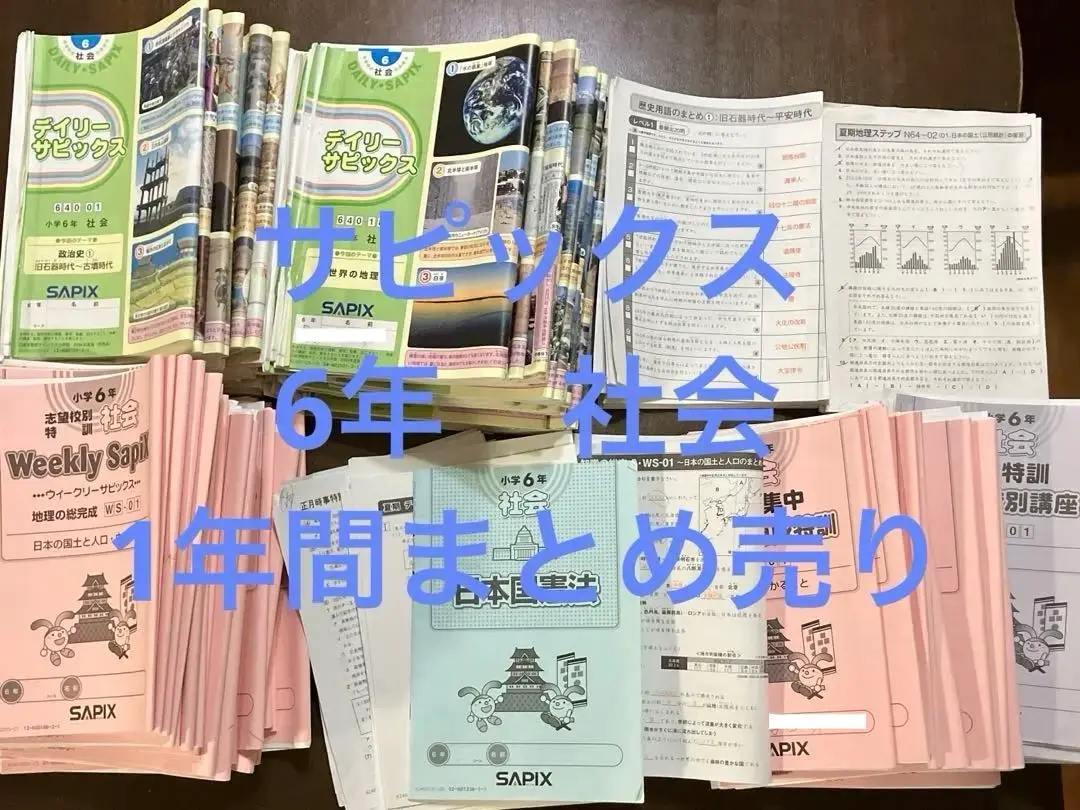 サピックス　知識の総完成　理科　社会　セット サピックス 知識の総完成 理科 社会 セット - メルカリ