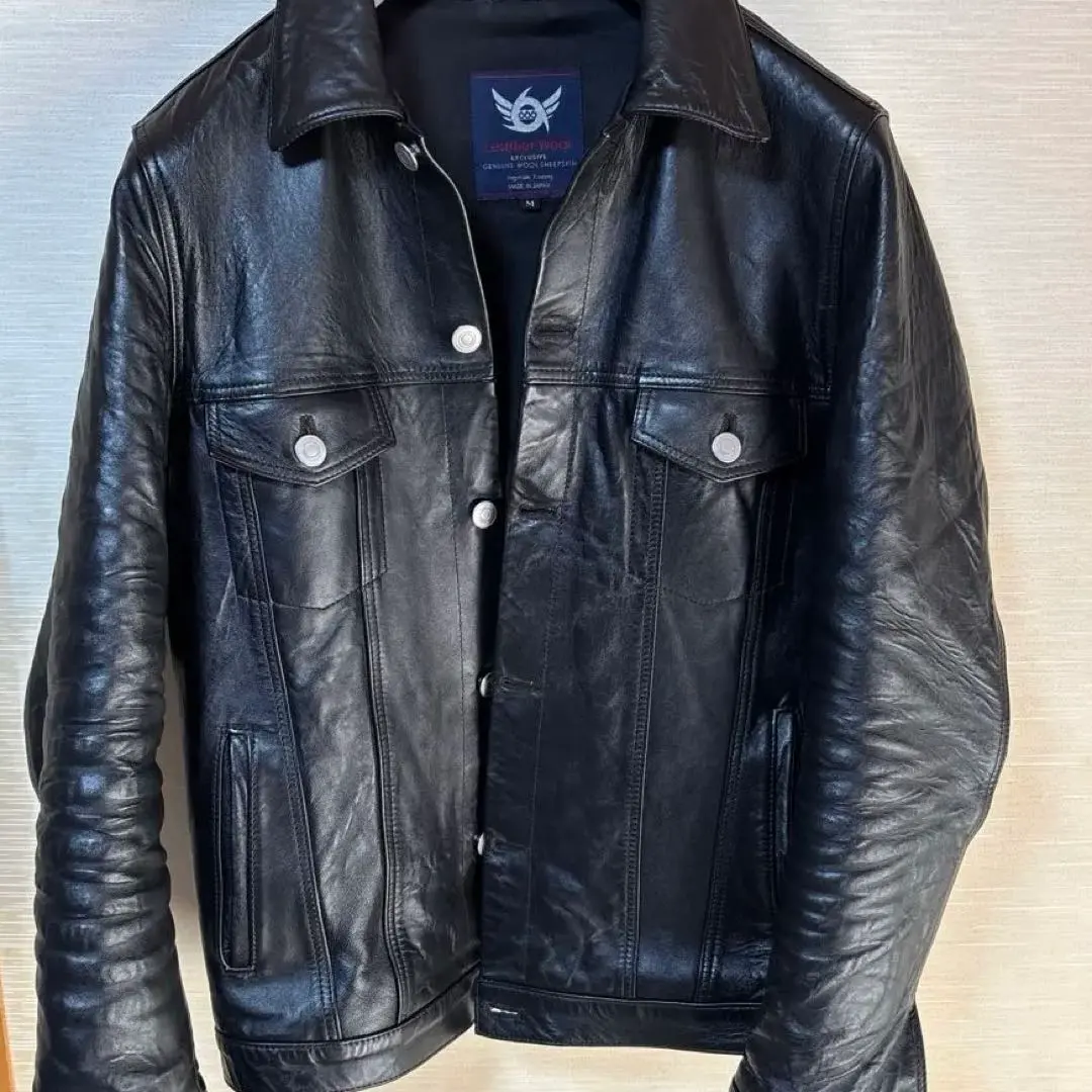 666 ライダース　シングル　革ジャン　シープスキン　羊革　サイズ36 Mサイズ 666 LEATHER WEAR/トリプルシックスレザーウエア】取り扱い