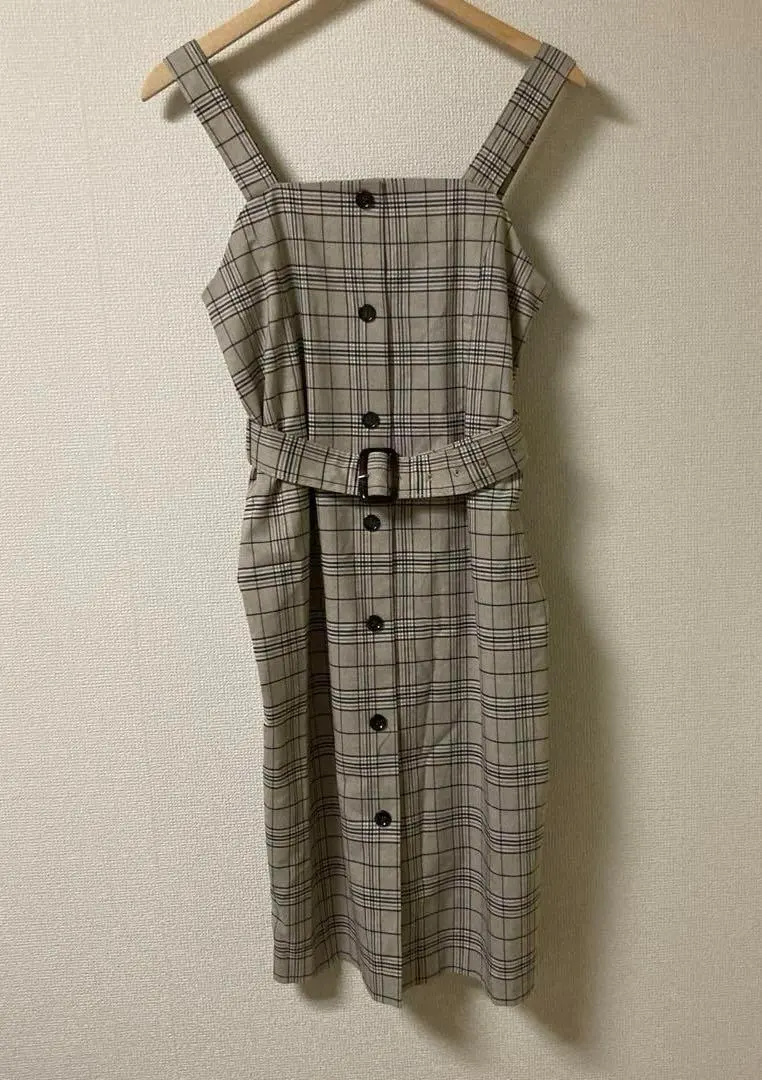 Thumbnail of Checkered dress with belt
