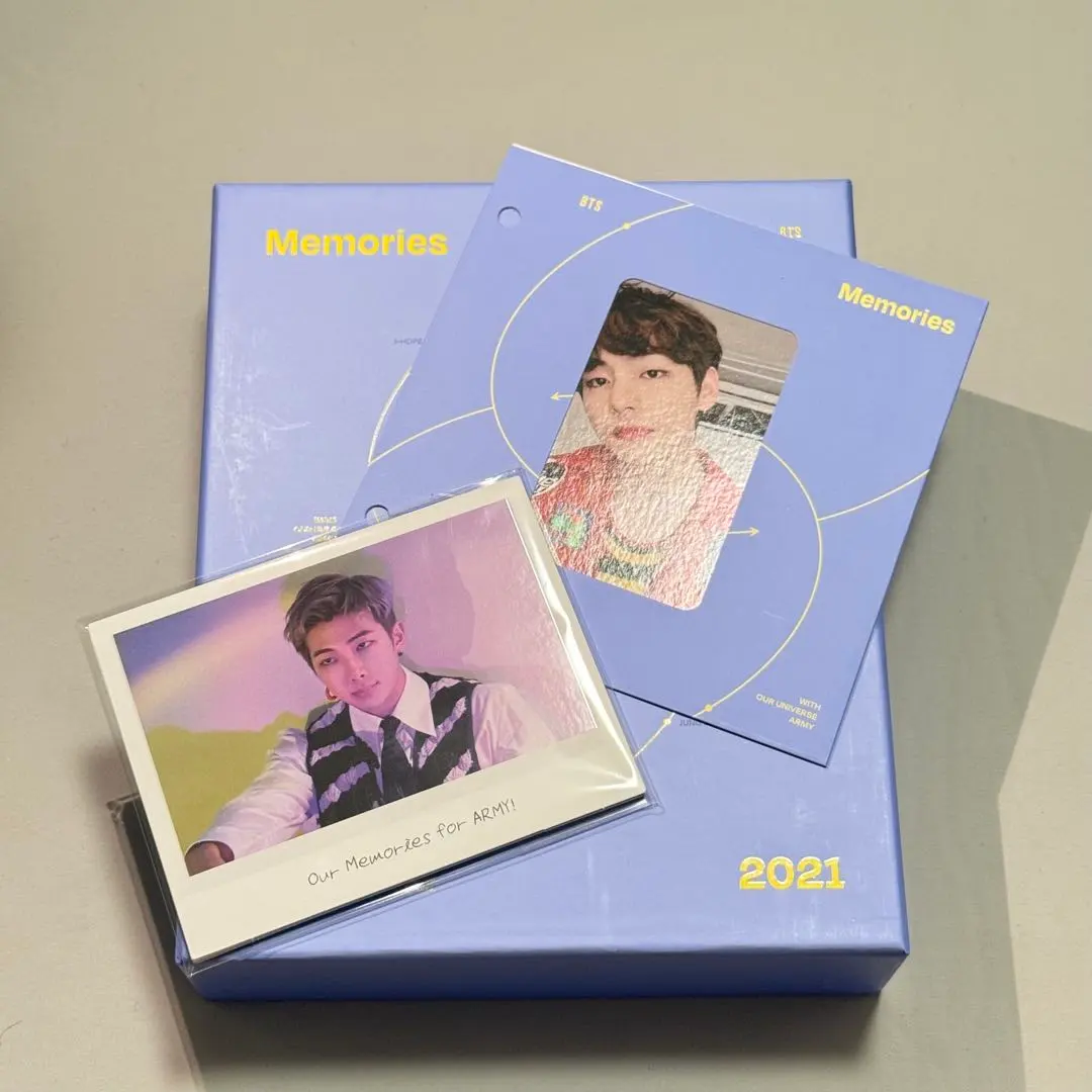 Thumbnail of BTS Memories 2021 Blu-ray Photocard V Taehyung Official