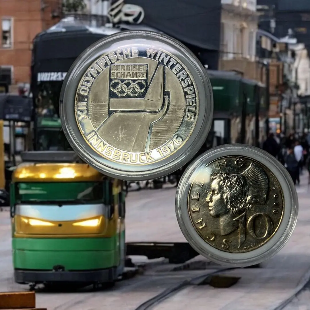 オーストリア 100シリング 銀貨 1477-1977 100 Schilling (Münzstätte Hall) - Austria – Numista