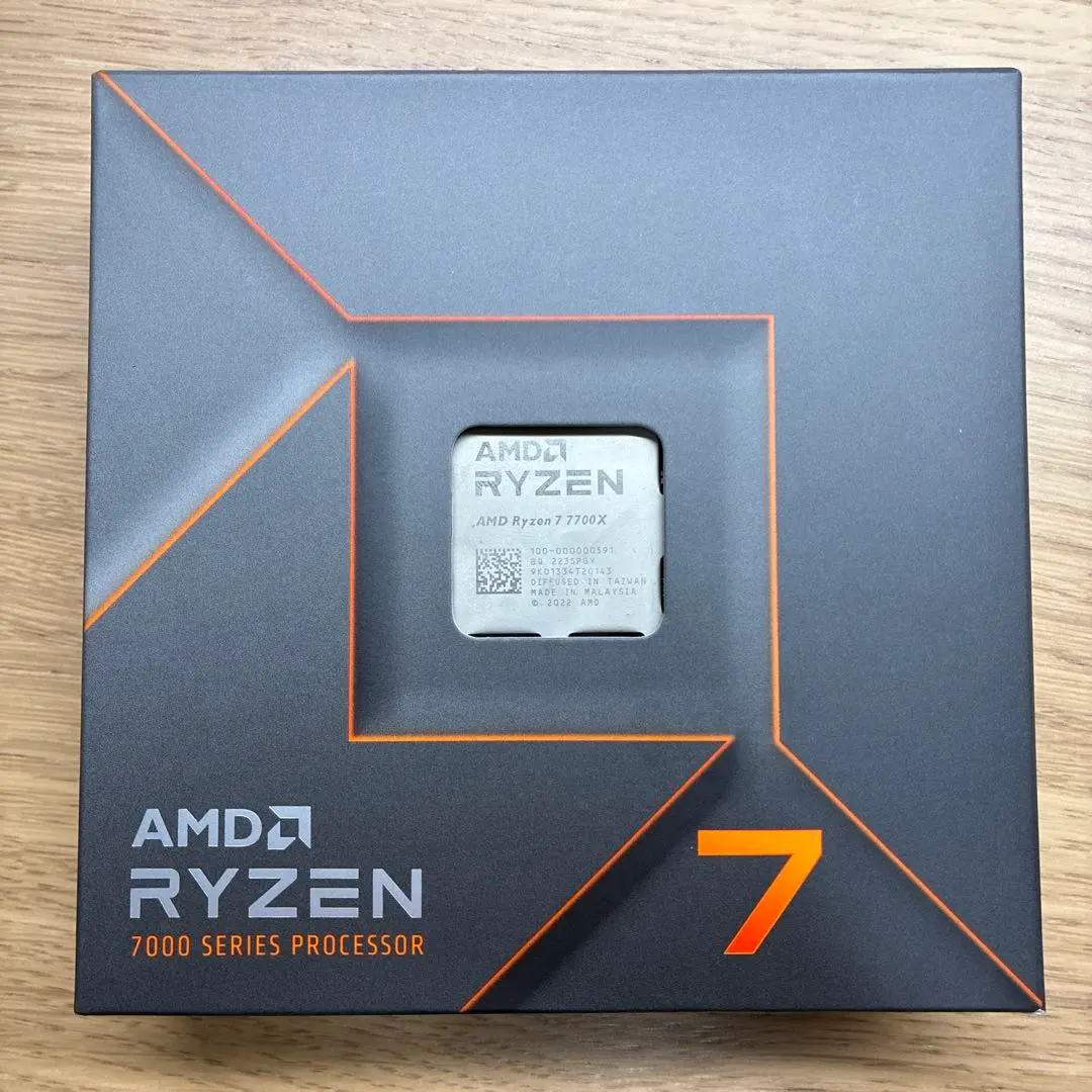 【早い者勝ち】美品 ⚠️最終値下げ AMD Ryzen 7 7700X CPU AMDの「Ryzen 7000」シリーズが2022年9月27日に登場、価格は約4