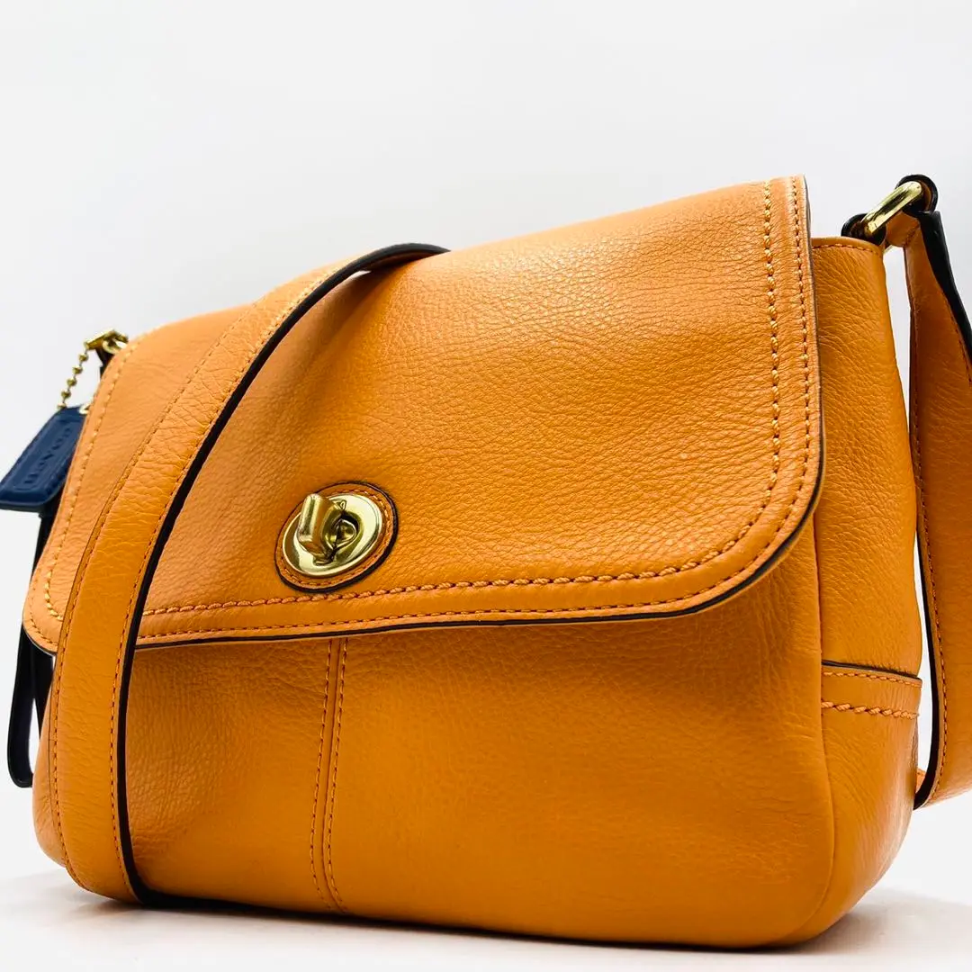 美品　COACH コーチ ショルダーバッグ レザー　ターンロック　F23663 楽天市場】コーチ COACH ショルダーバッグ レザー F23663 斜め