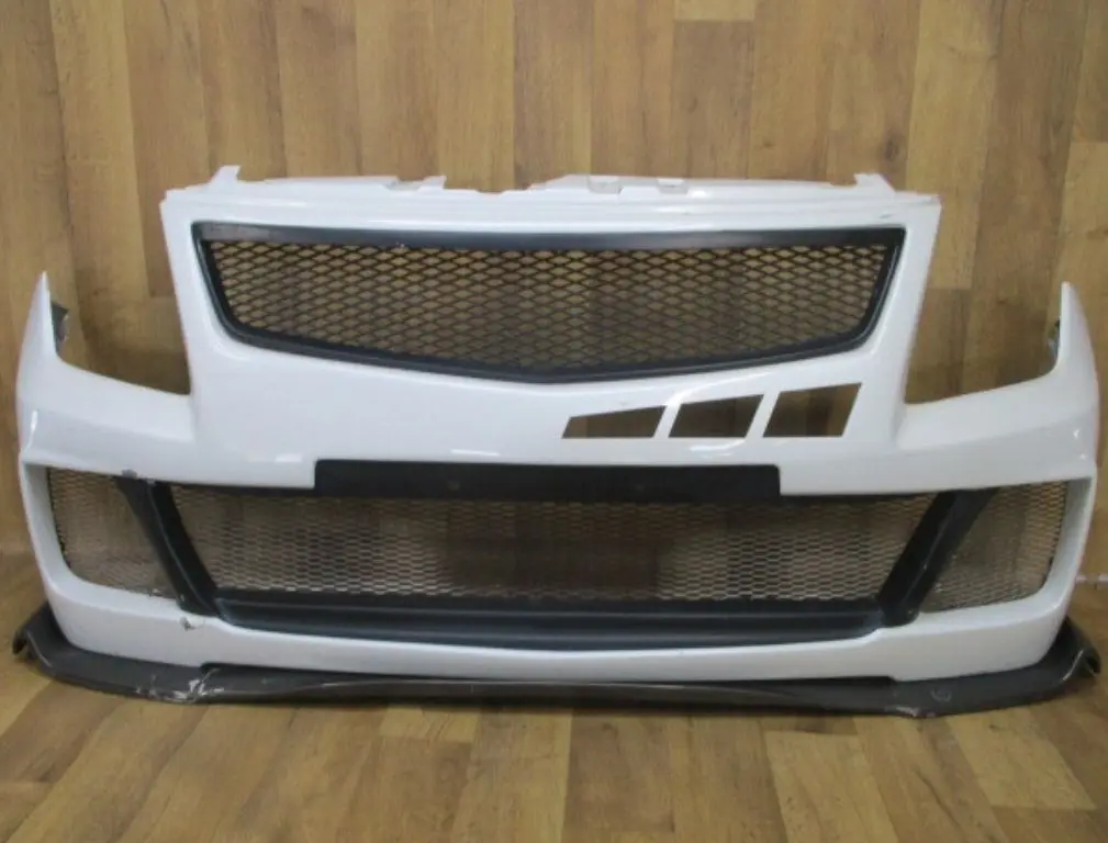 masa　ワゴンR5ドアMH23S T 660 ホワイト フロントバンパー ワゴンR5ドアMH23S T 660 ホワイト フロントバンパー