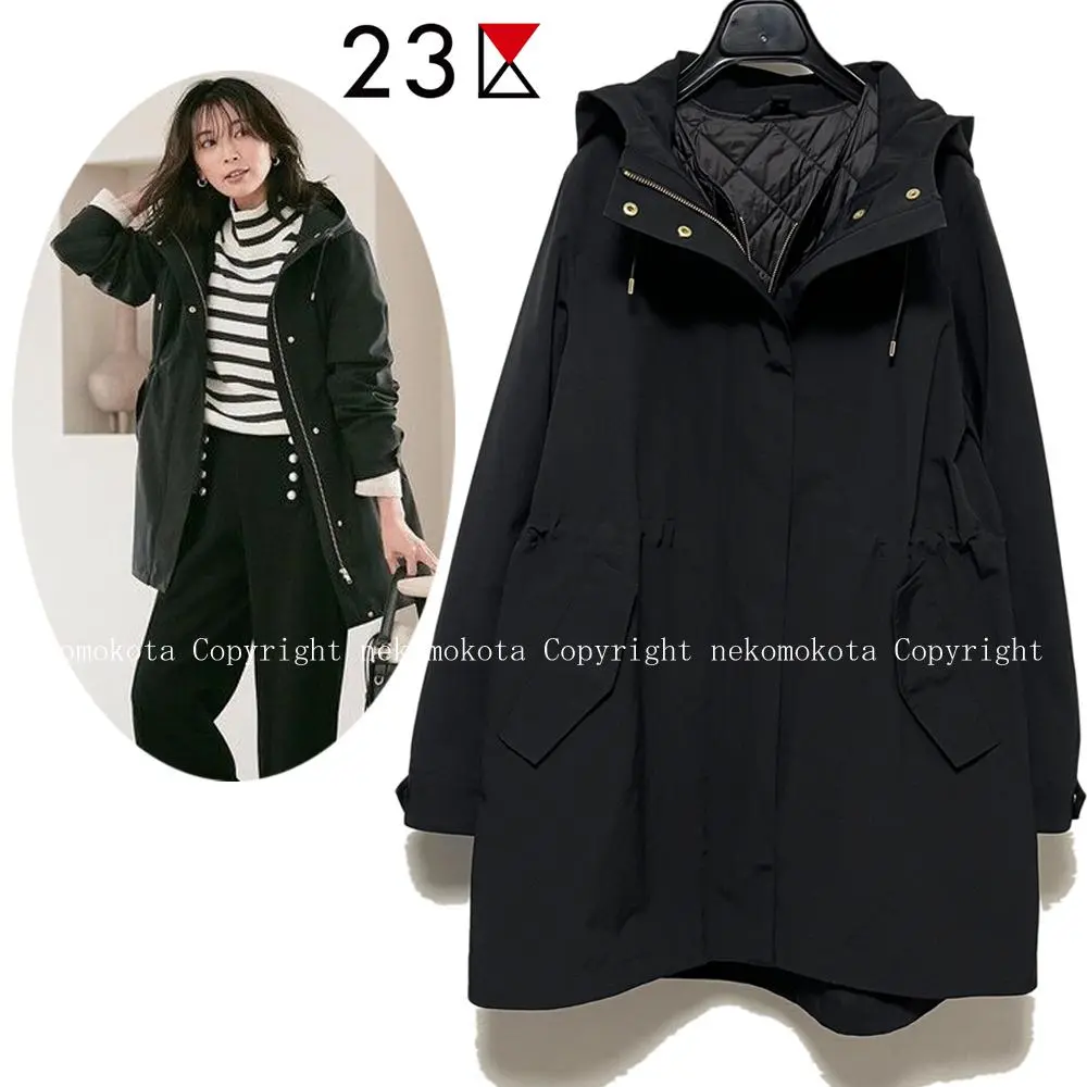 【美品】23区 LIMONTA ダウンライナー付き モッズコート ブラック 36 2025年最新】23区 カラー:ブラック系 モッズコートの人気