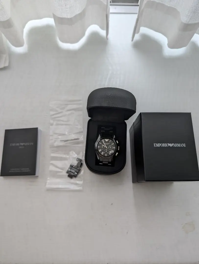 箱無し値引き美品 EMPORIOARMANI AR1400 電池新品 - メルカリ