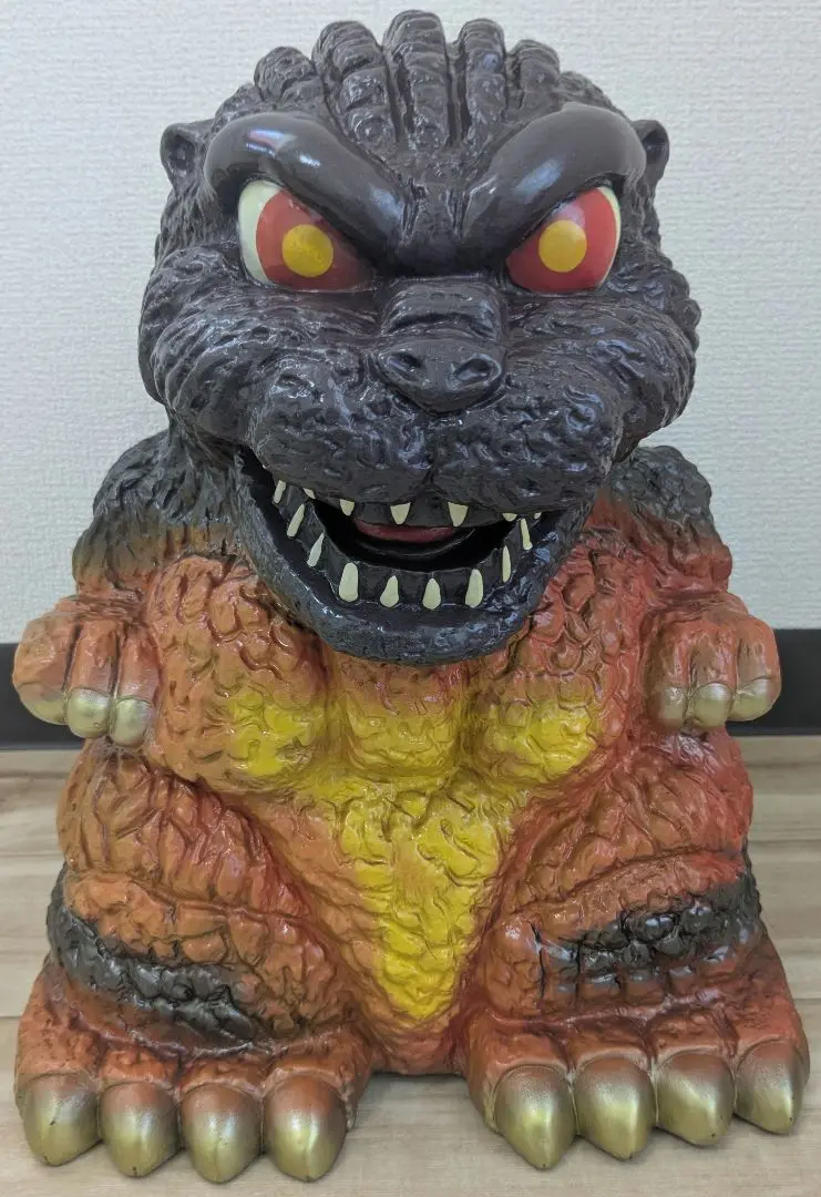 ゴジラ34cmビッグ貯金箱 GODZILLA　レア　ヴィンテージ 2025年最新】BIGゴジラ貯金箱の人気アイテム - メルカリ