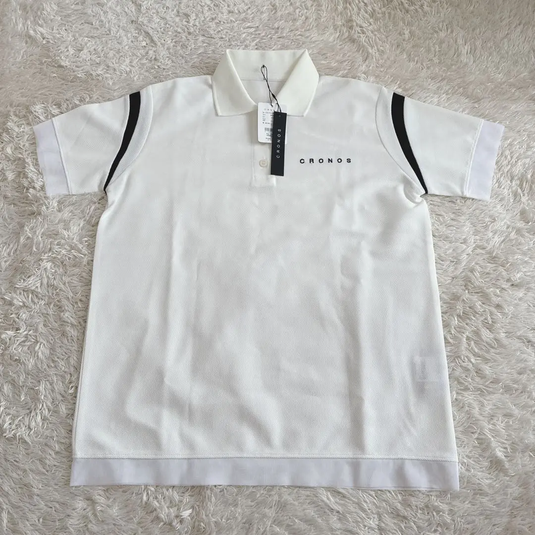 新品未使用　クロノス　CRONOS ポロシャツ　XL CRONOS BLACK STRIPED POLO SHIRT【BLACK】 – クロノス CRONOS