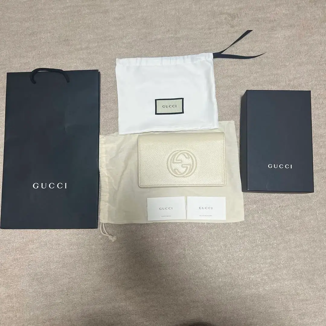 祝*福様 【美品‼️】GUCCI セカンドバック クラッチバッグ ホワイト　早い 2025年最新】GUCCI カラー：ホワイト系 クラッチバッグの人気