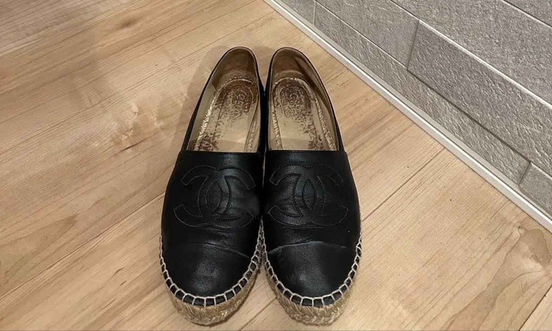 Chanel シャネル　メンズ　エスパドリーユ　スリッポン　靴　42 Chanel シャネル メンズ エスパドリーユ スリッポン 靴 42