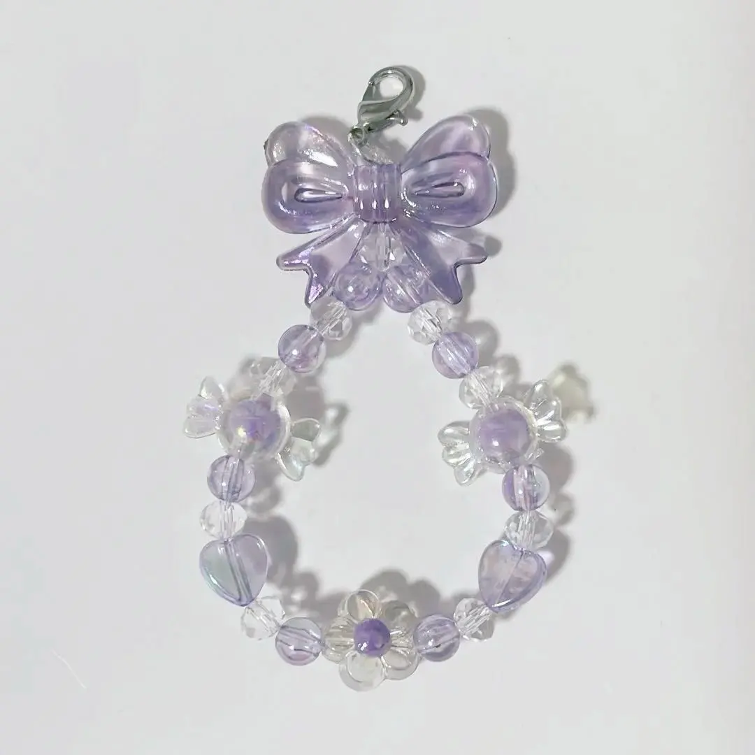 Thumbnail of Purple Handmade Bead Strap Ribbon Motif