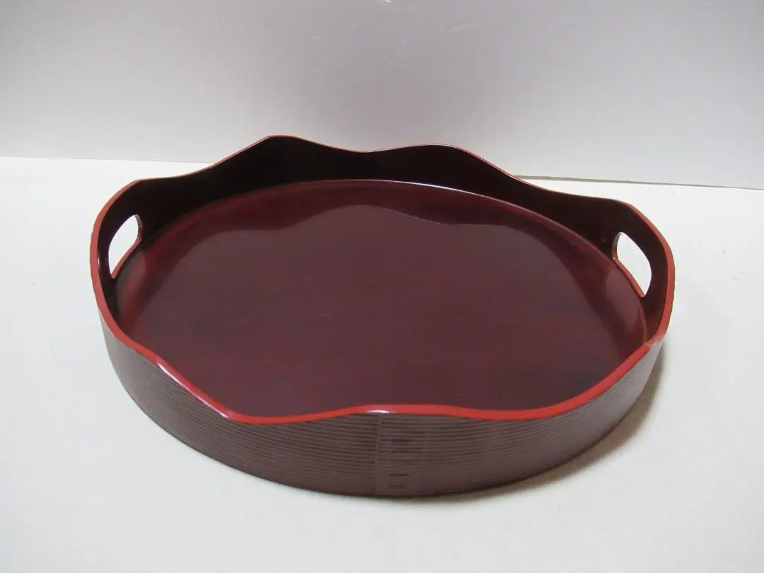 【茶道具】三千家好写　三和盆　川瀬表完　漆塗　R0722 茶道具】三千家好写 三和盆 川瀬表完 漆塗 R0722