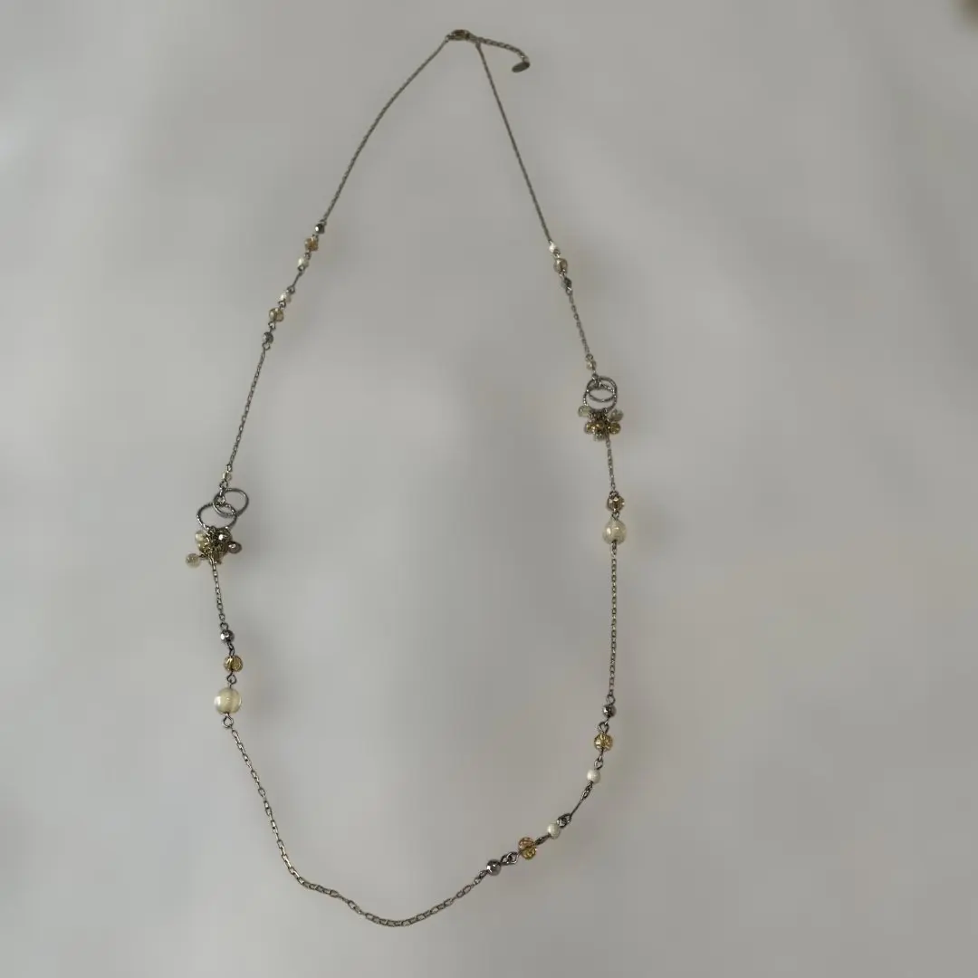 Thumbnail of Flower Motif Chain Necklace