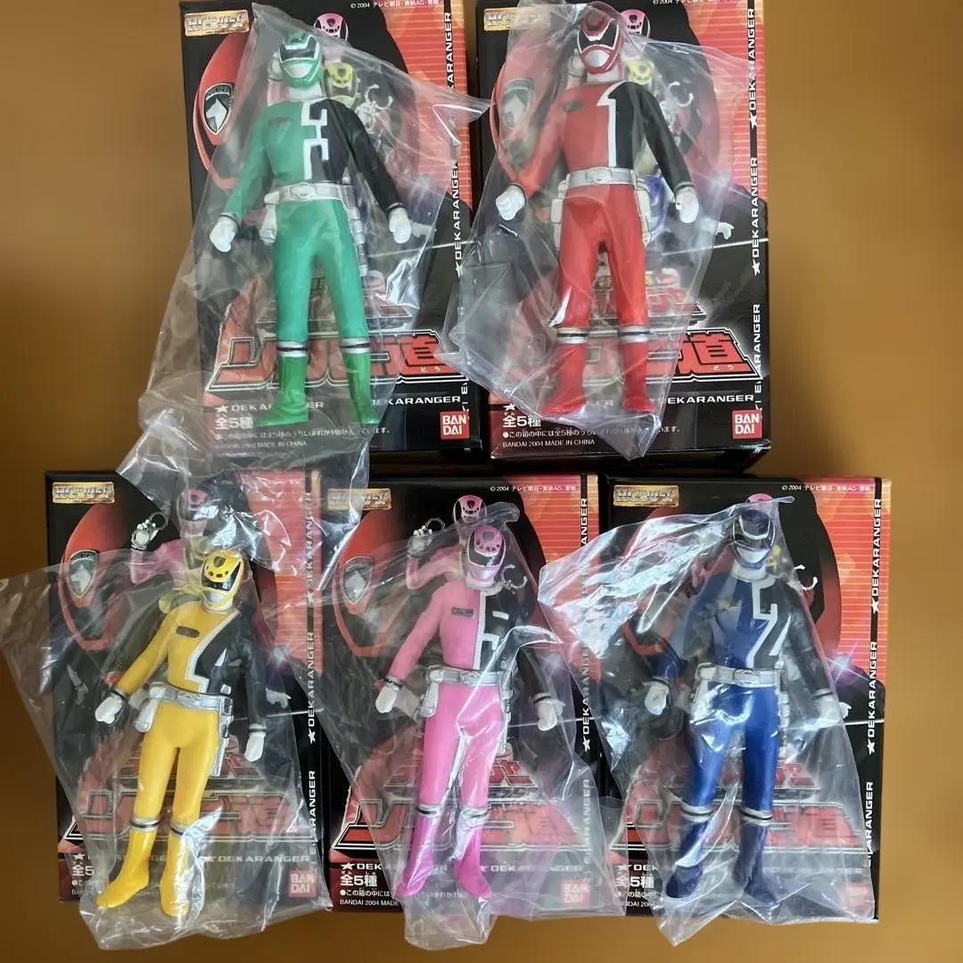デカレンジャー　アクションフィギュア　全５種　コンプリートセット デカレンジャー アクションフィギュア 全5種 コンプリートセット