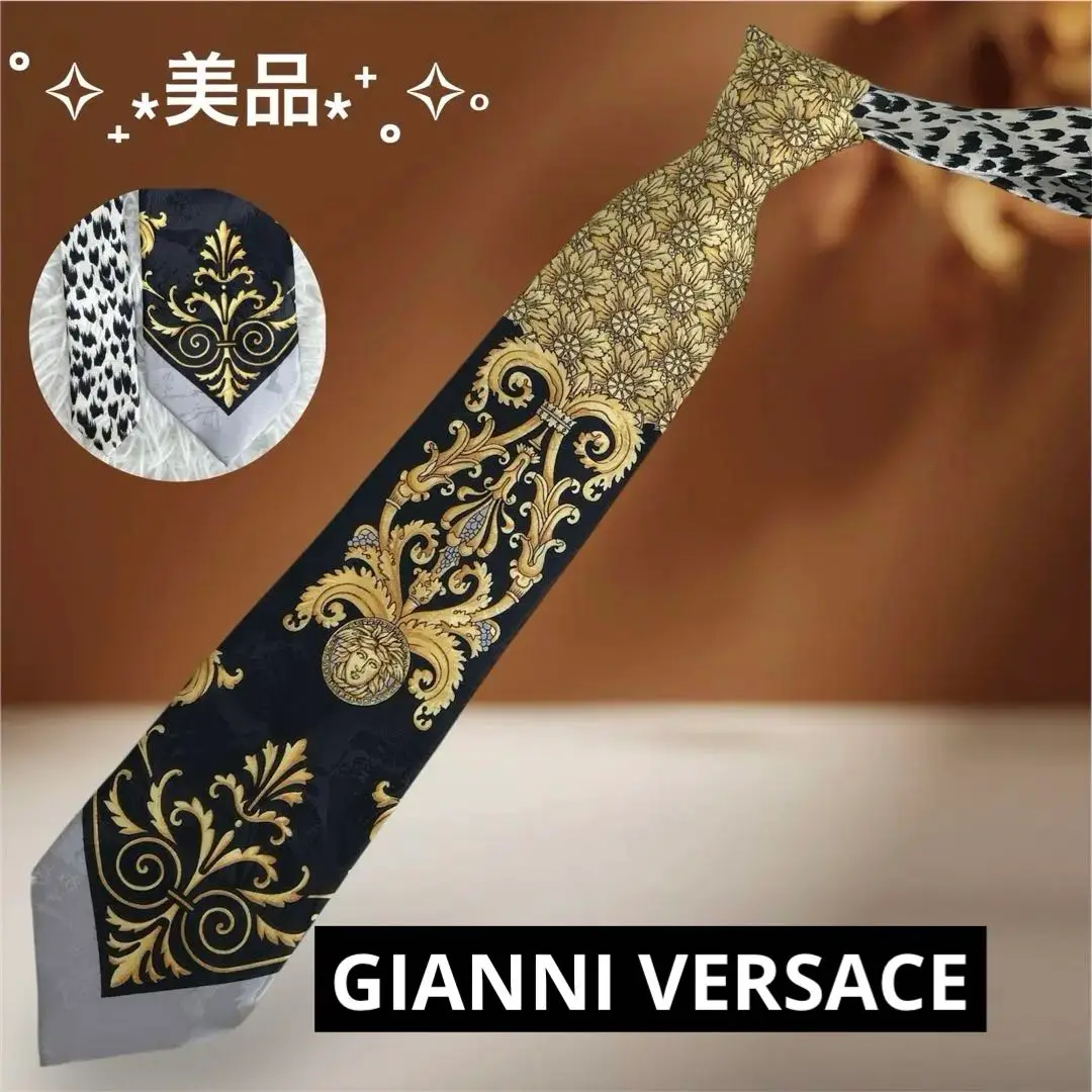 VERSACE - 【VERSACE / ヴェルサーチ】 ネクタイ/シルク / 総柄