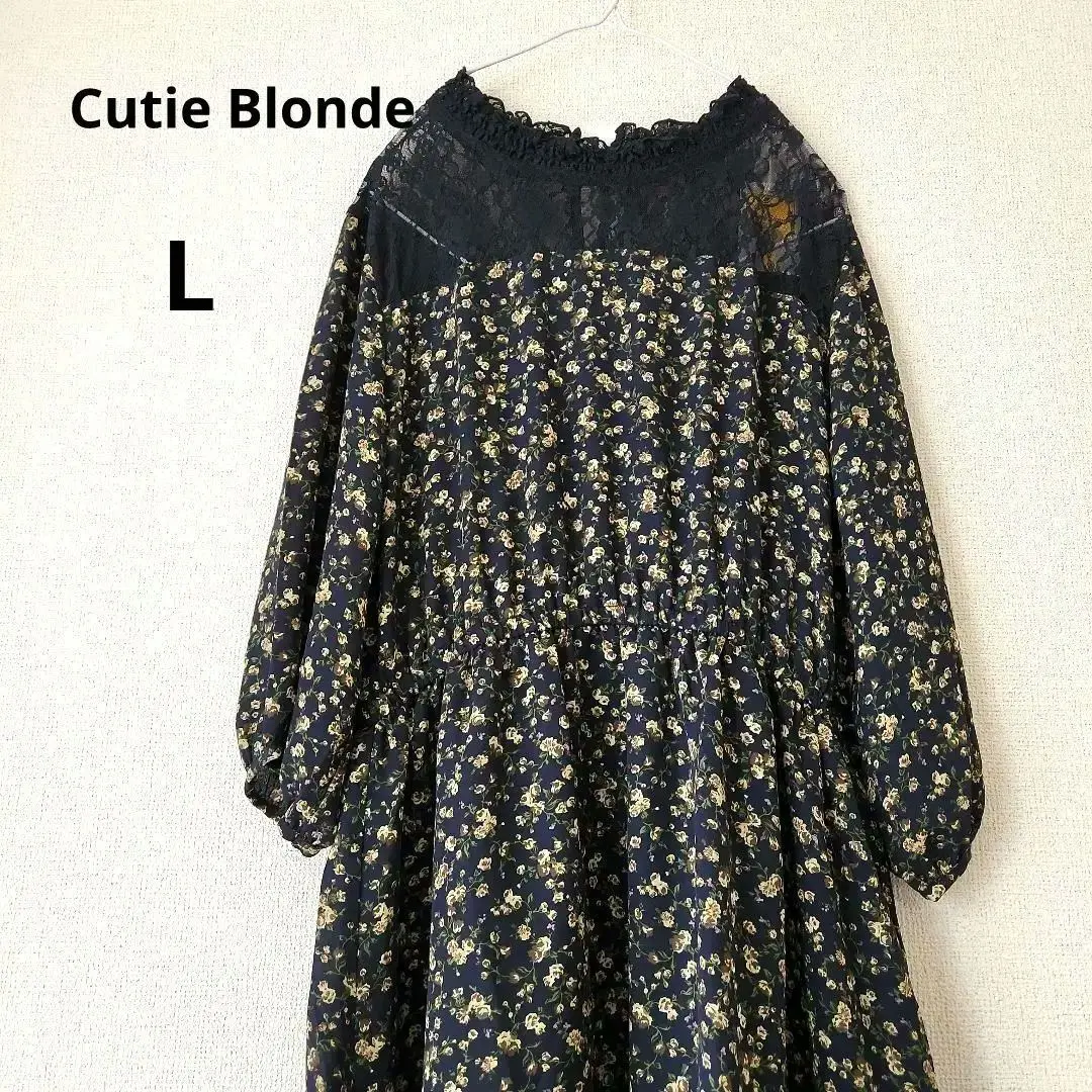Thumbnail of Excellent condition 【Cutie Blonde】 L. Floral long dress