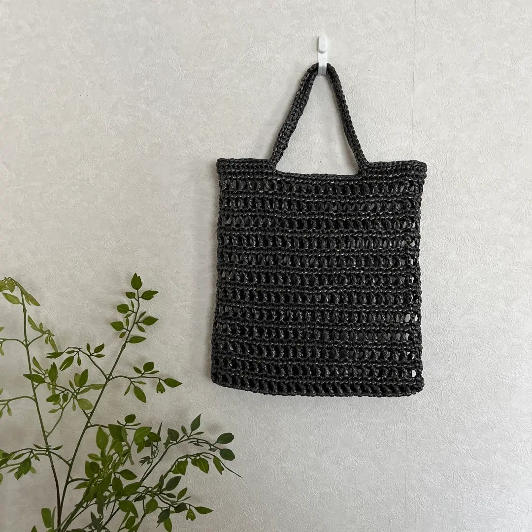 Thumbnail of 065 Suzuran Tape Woven Basket-Style Bag