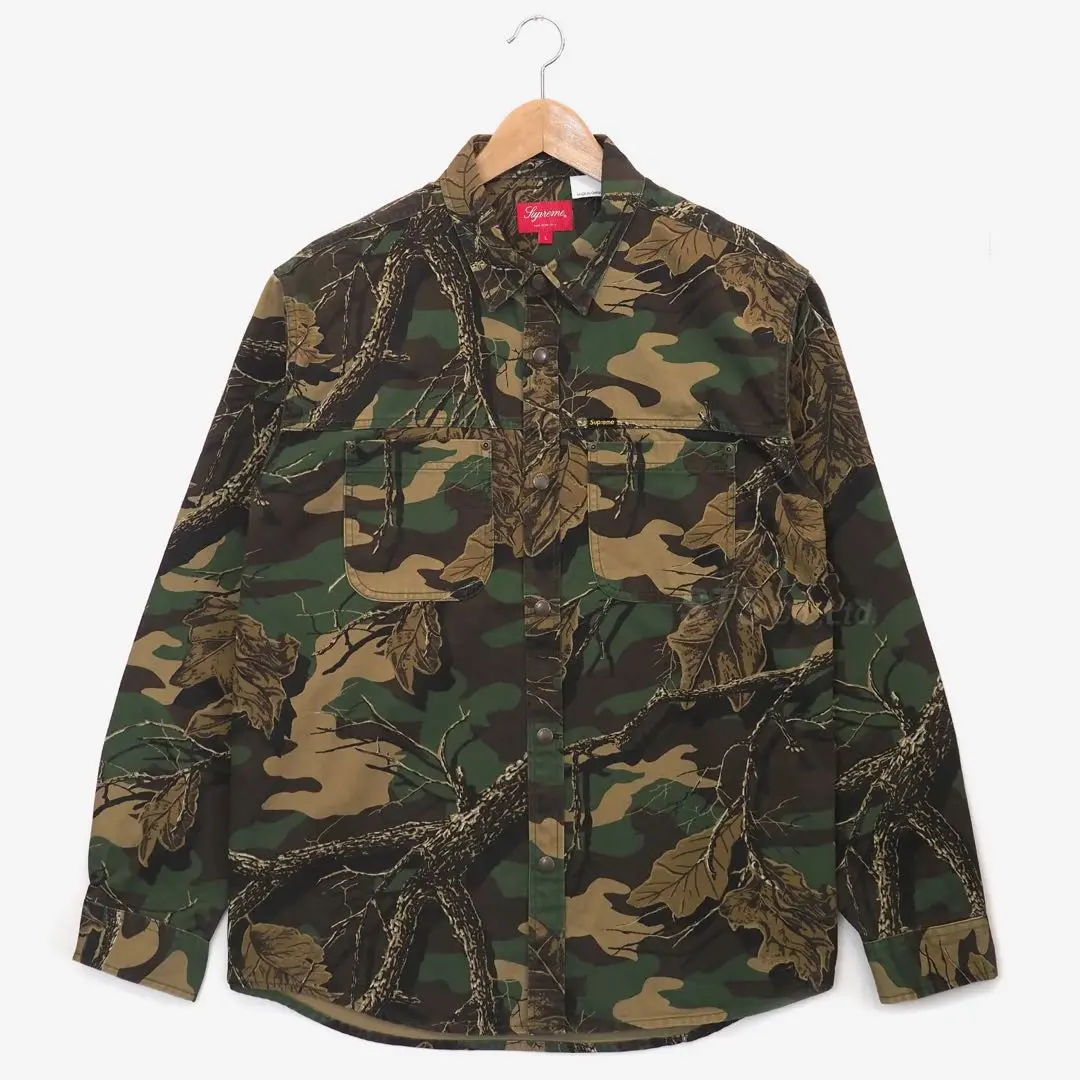 ★未使用★ SUPREME シュプリームSNAP WORK SHIRTS デニム Supreme Snap Work Shirt (FW22) - $138