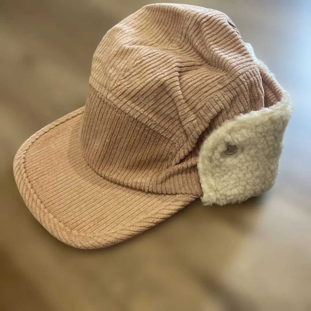 Thumbnail of Pink corduroy cap