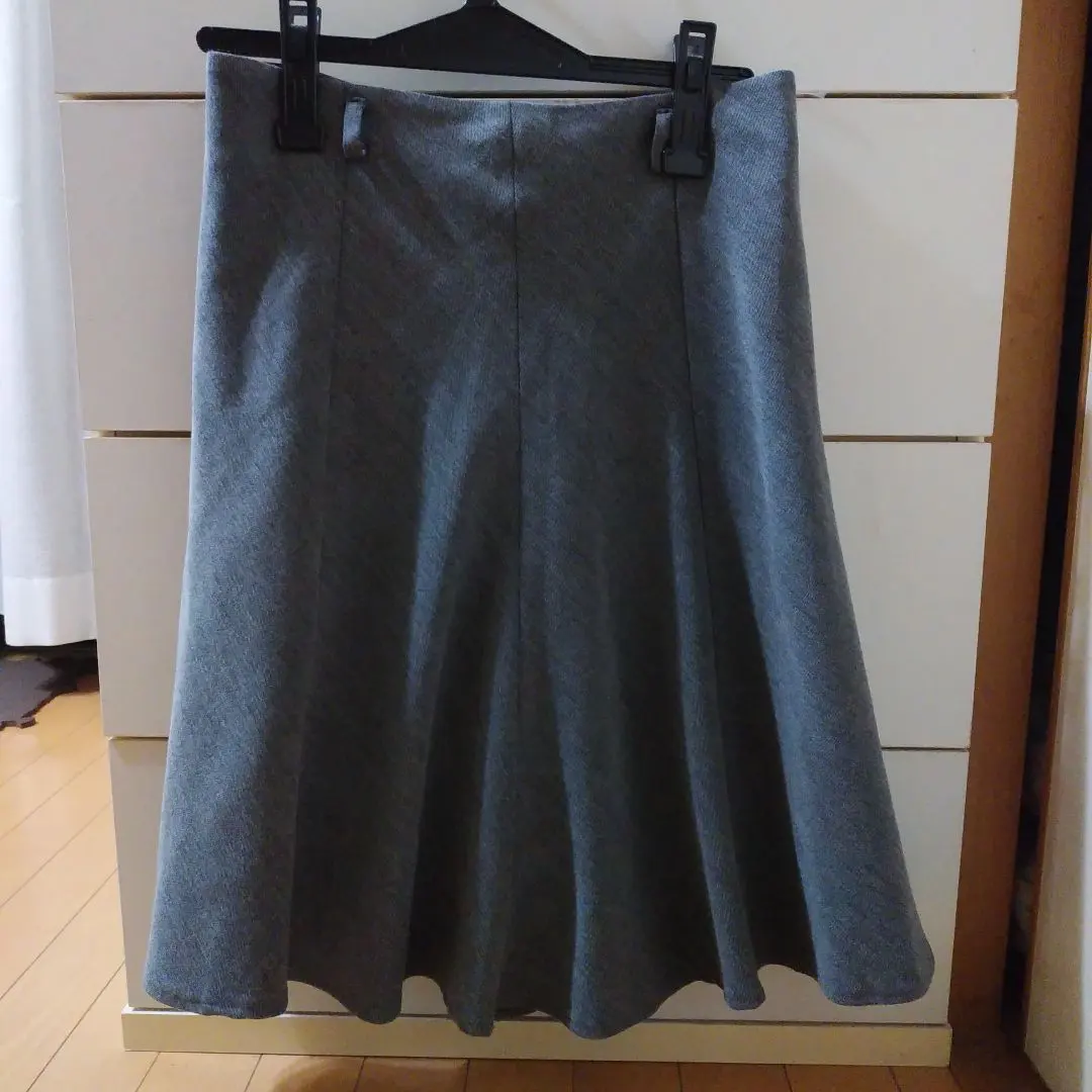 Thumbnail of Flare skirt, gray. Waist 67cm, Hips 93cm.
