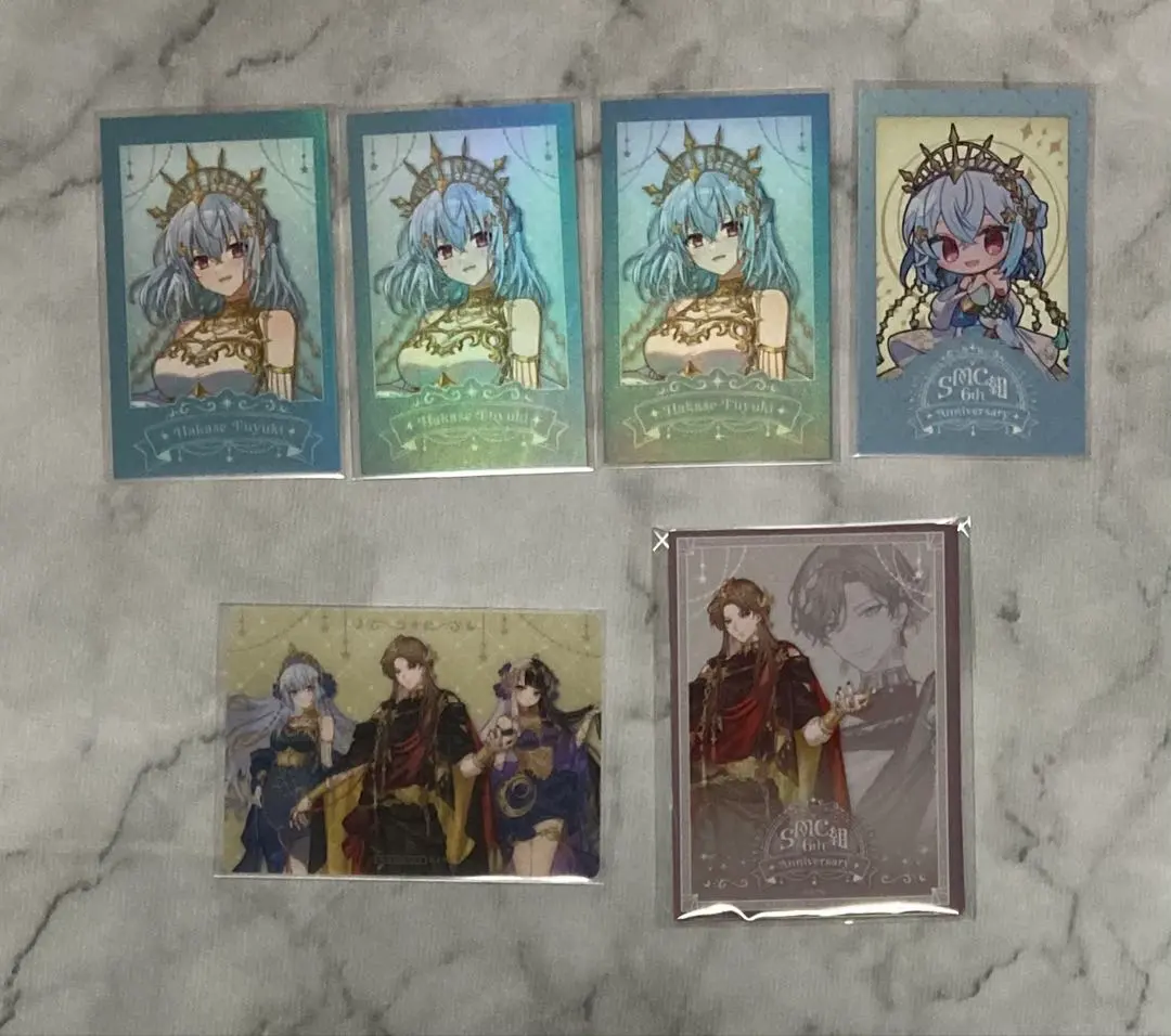 Thumbnail of Nijisanji SMC-gumi 6th Anniversary Cheki Sleeves Fuyuki Hakase Hayato Kagami