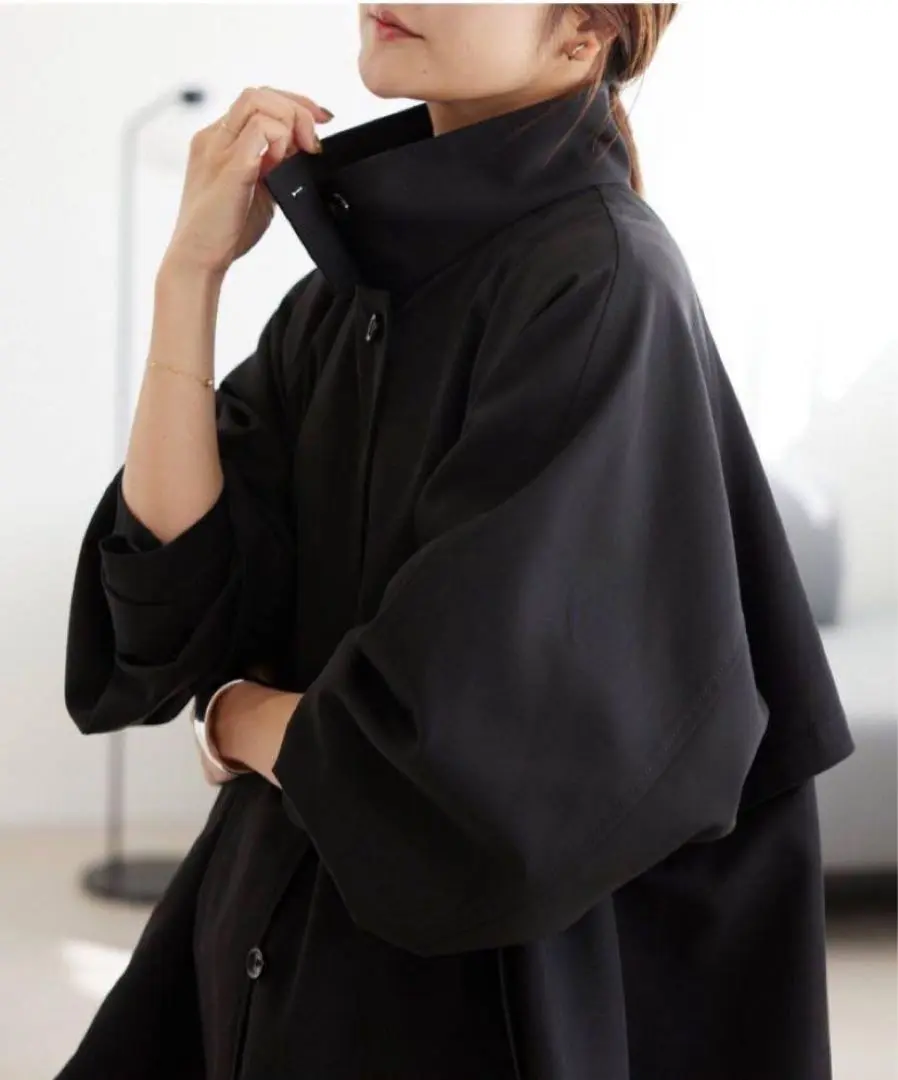 SLOBE IENA⭐︎テントラインショートコート アウターを新調して一気に春気分⌇SLOBE IENAのショートコート | LEE