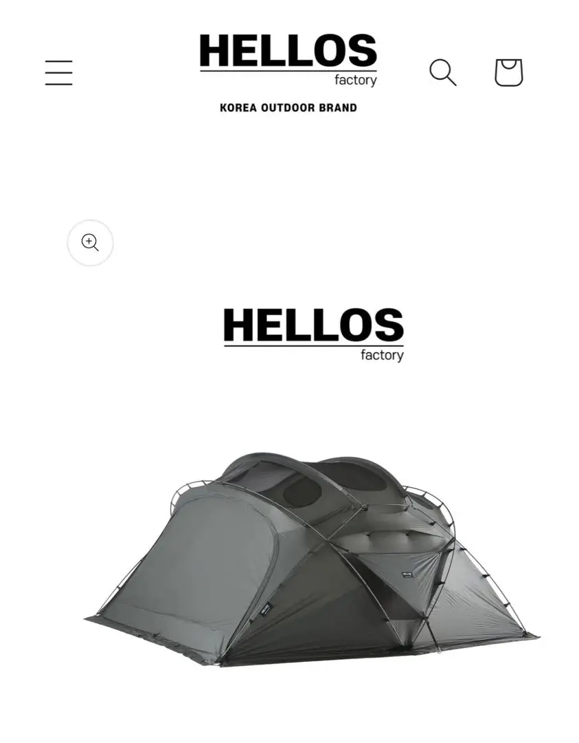 HELLOS Snail Shelter テントセット HELLOS Snail Shelter-TPU Door (Snail Option) MB 本体用 Black