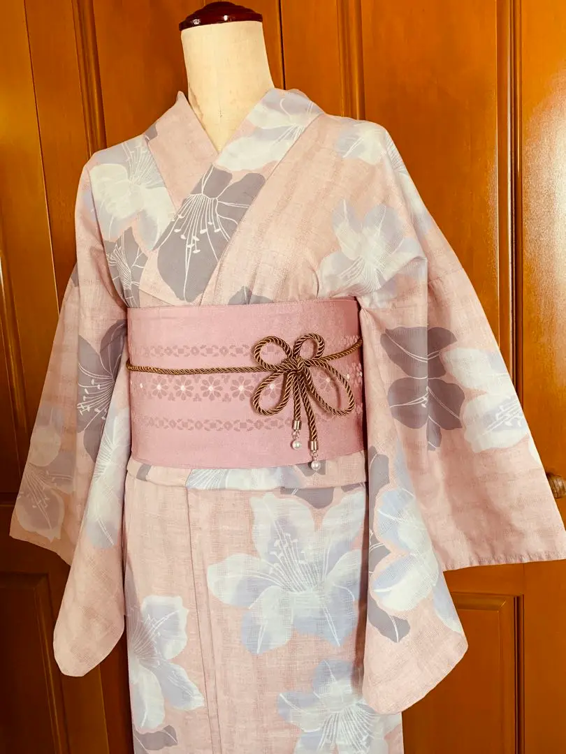 ℳ【新品未使用品】夢工房　浴衣　撫松庵　半幅帯　セット 新品未使用品】夢工房 浴衣 撫松庵 半幅帯 セット - メルカリ