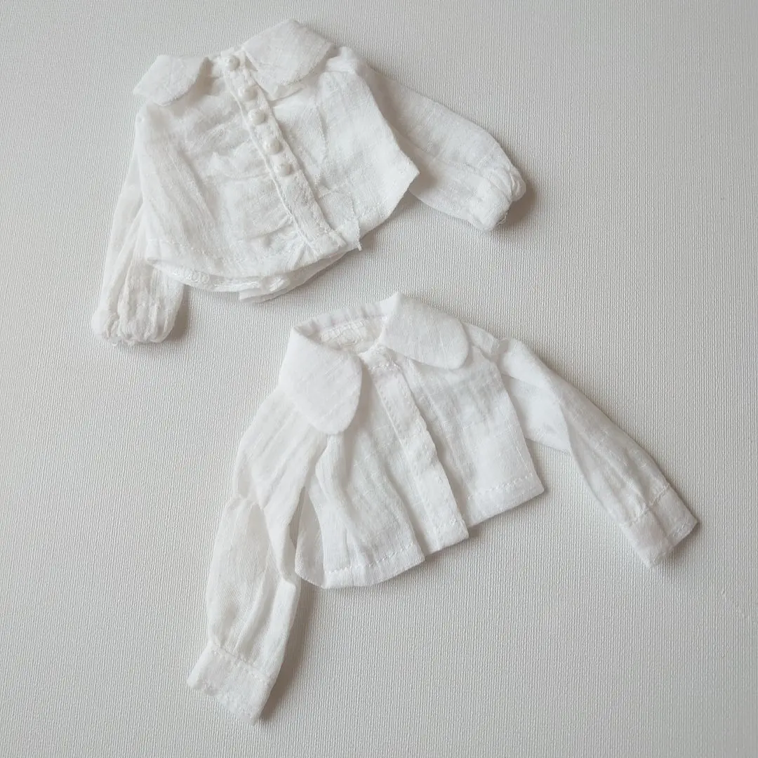 萬能白襯衫 2件套 Neo Blythe尺寸 服裝 的縮圖