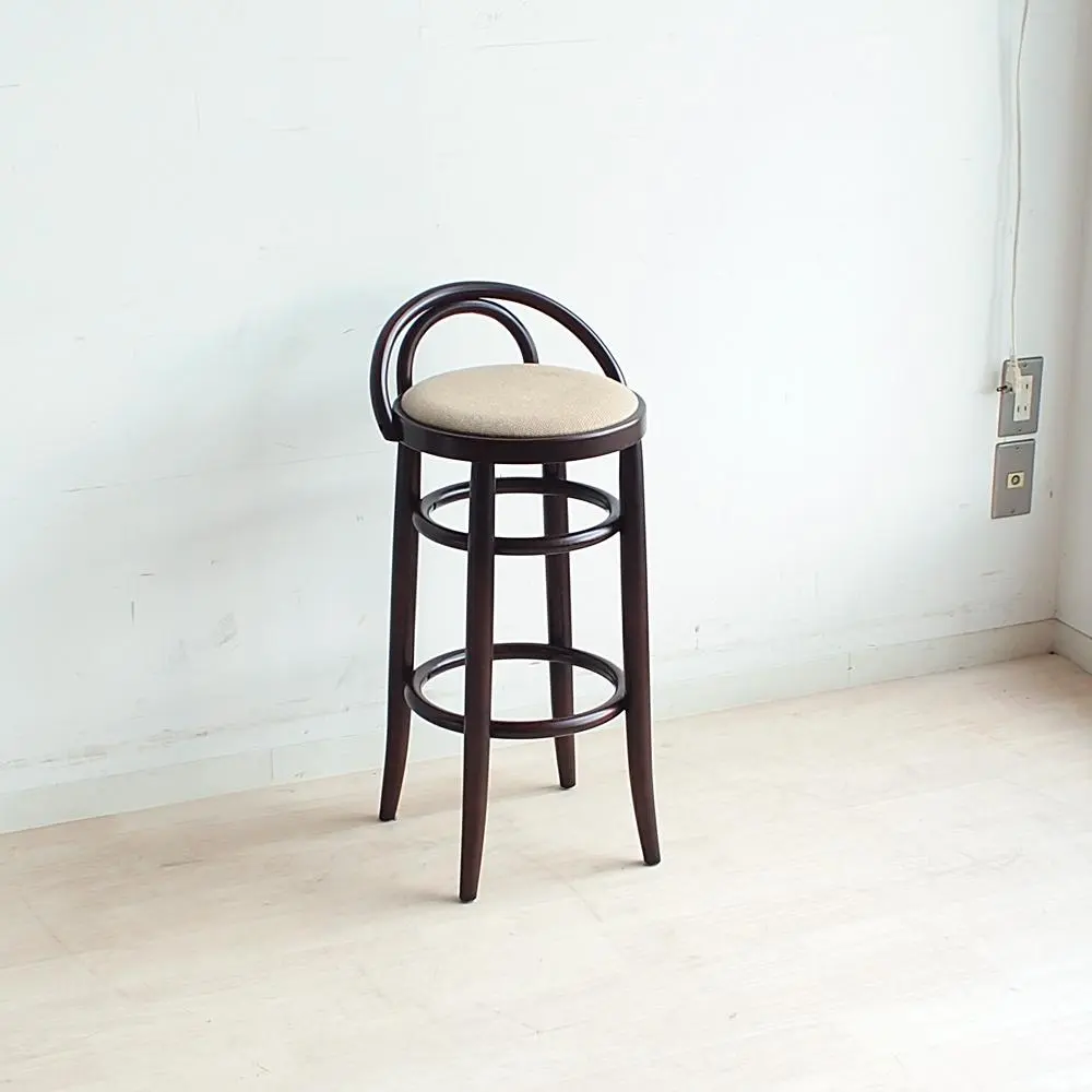 【希少】秋田木工 ベントウッド ハイスツール 曲げ木 丸椅子 カウンターチェア 希少品 秋田木工 ベントウッド ハイスツール 曲げ木 丸椅子