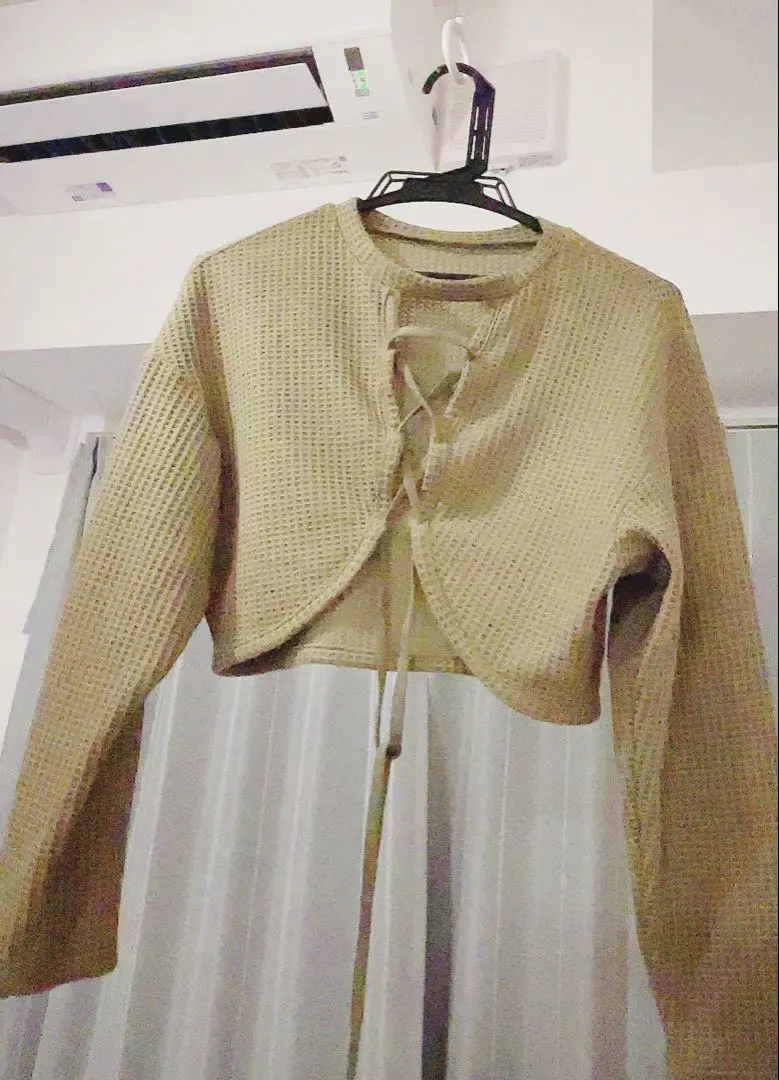 Thumbnail of Green cropped cardigan