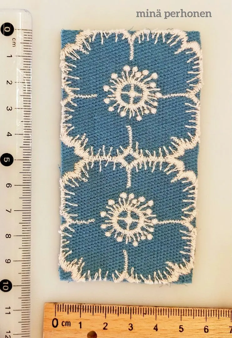 Thumbnail of xy minä perhonen fabric scraps anemone