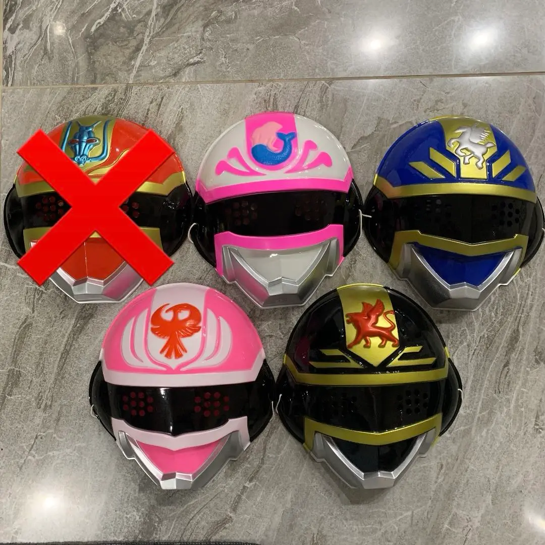 地球戦隊ファイブマン祭り お面 当時物 戦隊シリーズ仮面ライダーウルトラマン お面 地球戦隊ファイブマン 6個セット ファイブロボ 1990年 東映